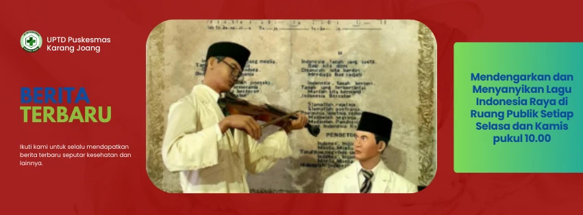 Mendengarkan dan Menyanyikan Lagu Indonesia Raya di Ruang Publik Setiap Selasa dan Kamis pukul 10.00